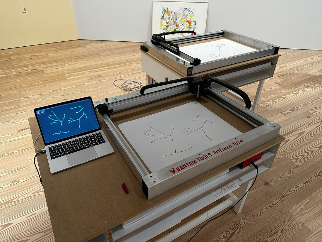 Bantam Tools New ArtFrame Art System Brings AI Art to Life at Whitney Museum of American Art Harold Cohen Exhibition