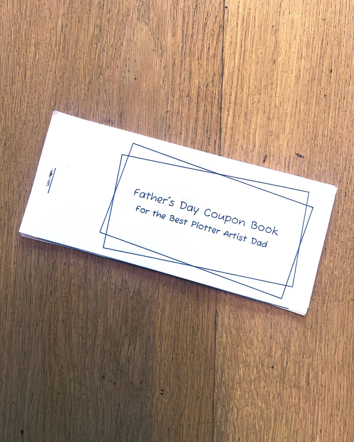 Plot Something Special for Dad: A Father’s Day Coupon Book for Plotter