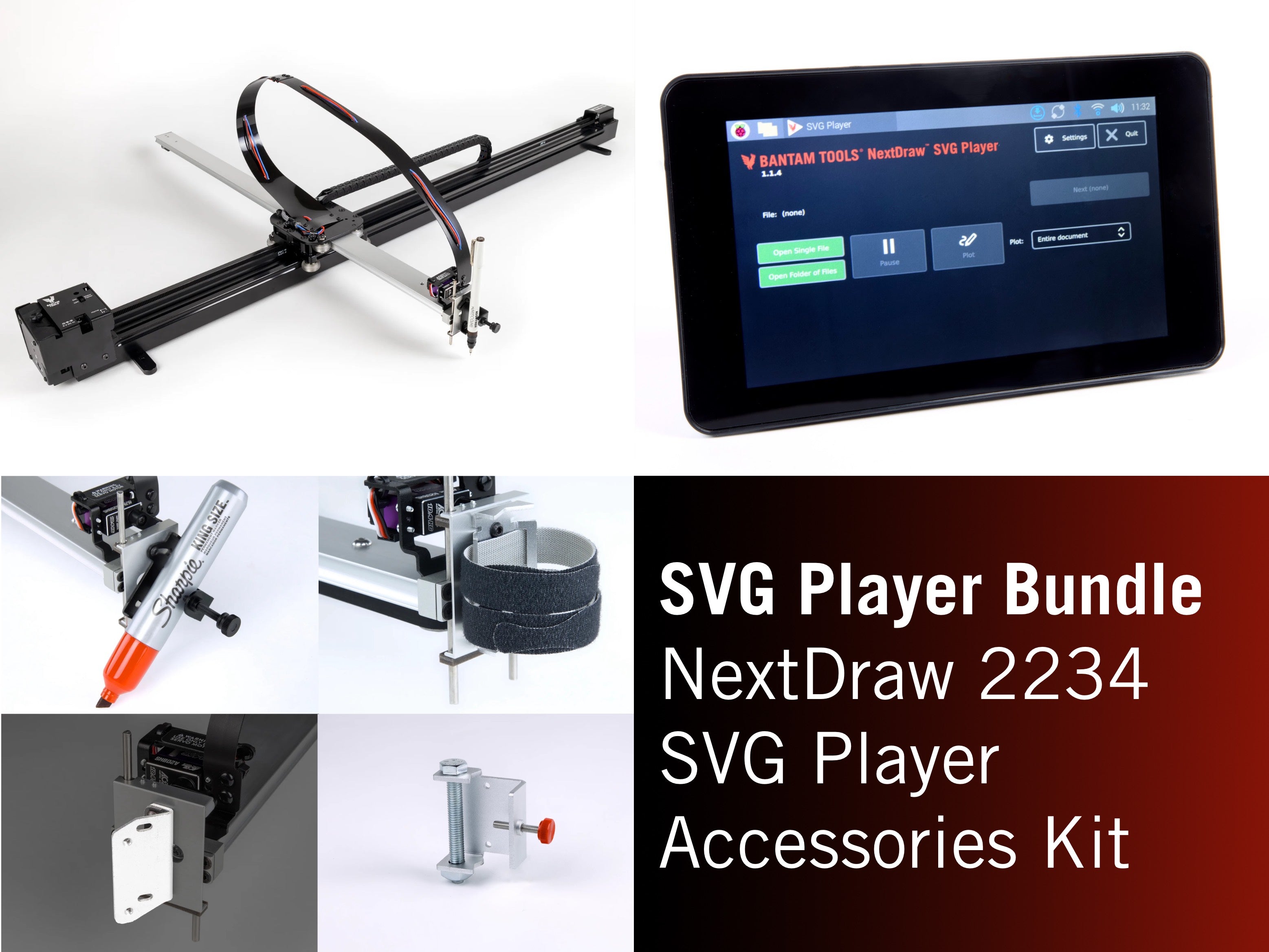 Bantam Tools NextDraw™ 2234 | SVG Player Bundle – Bantam Tools