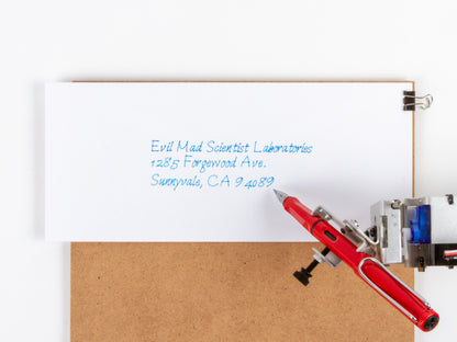Italic pen adapter for NextDraw and AxiDraw