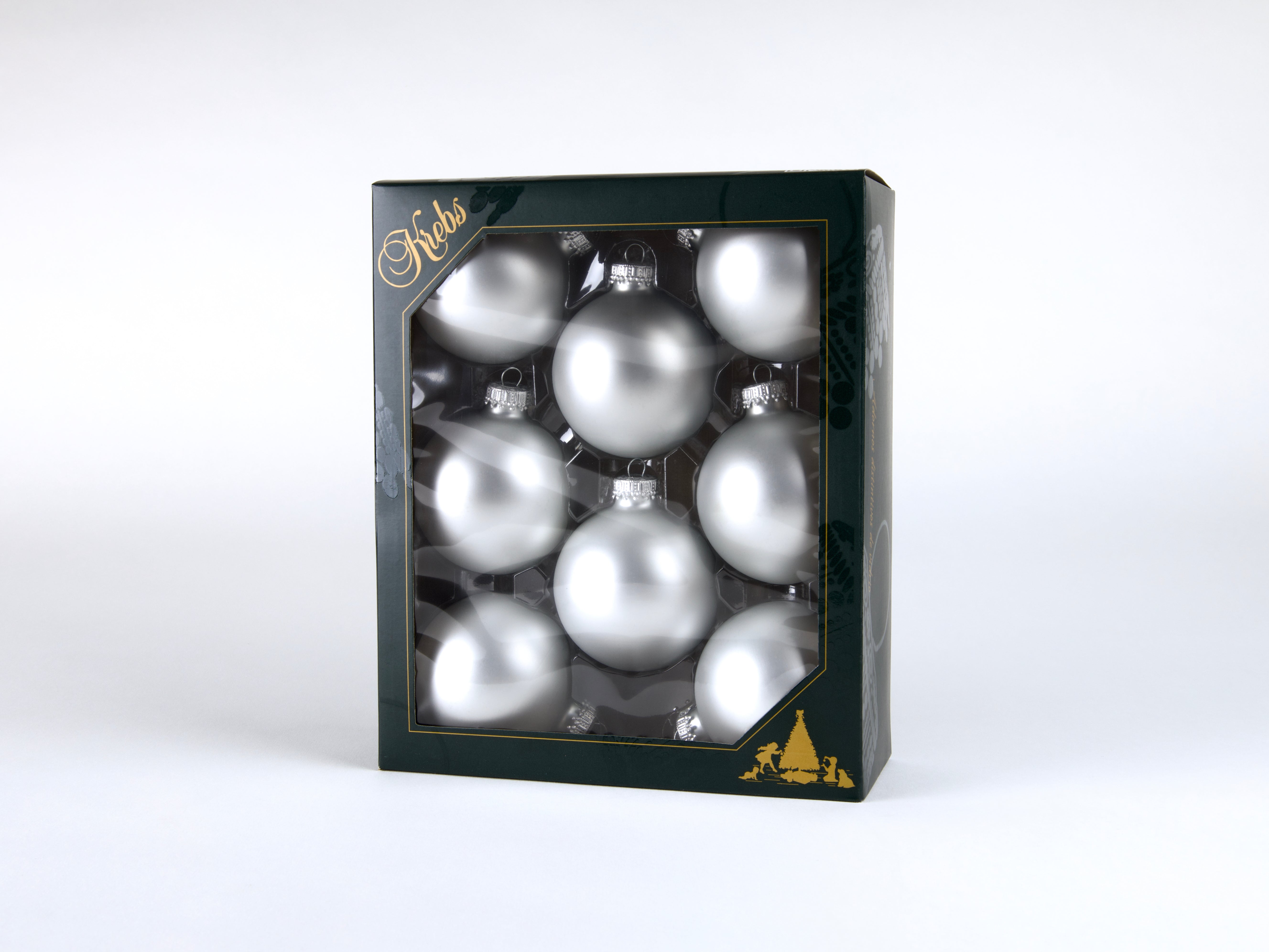 Krebs Frosted Glass Ornaments, 8 Pack – Bantam Tools