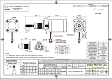 NEMA 17 Stepper Motor 275mm integrated lead-screw