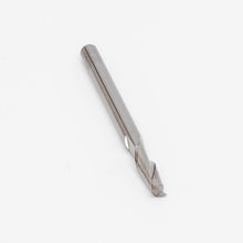 Use these carbide 1/8" flat end mills to cut a square edge into metal, wood, wax, and plastic with your Bantam Tools desktop CNC machine.