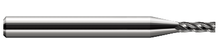 This Harvey Tool 3/64" 4-flute square end mill offers strength and stability.