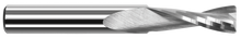 Harvey Tool 1/8" 2-Flute End Mill for Plastics