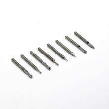 This bundle includes a variety of eight end mills that enable all manner of milling techniques on your desktop CNC machine.